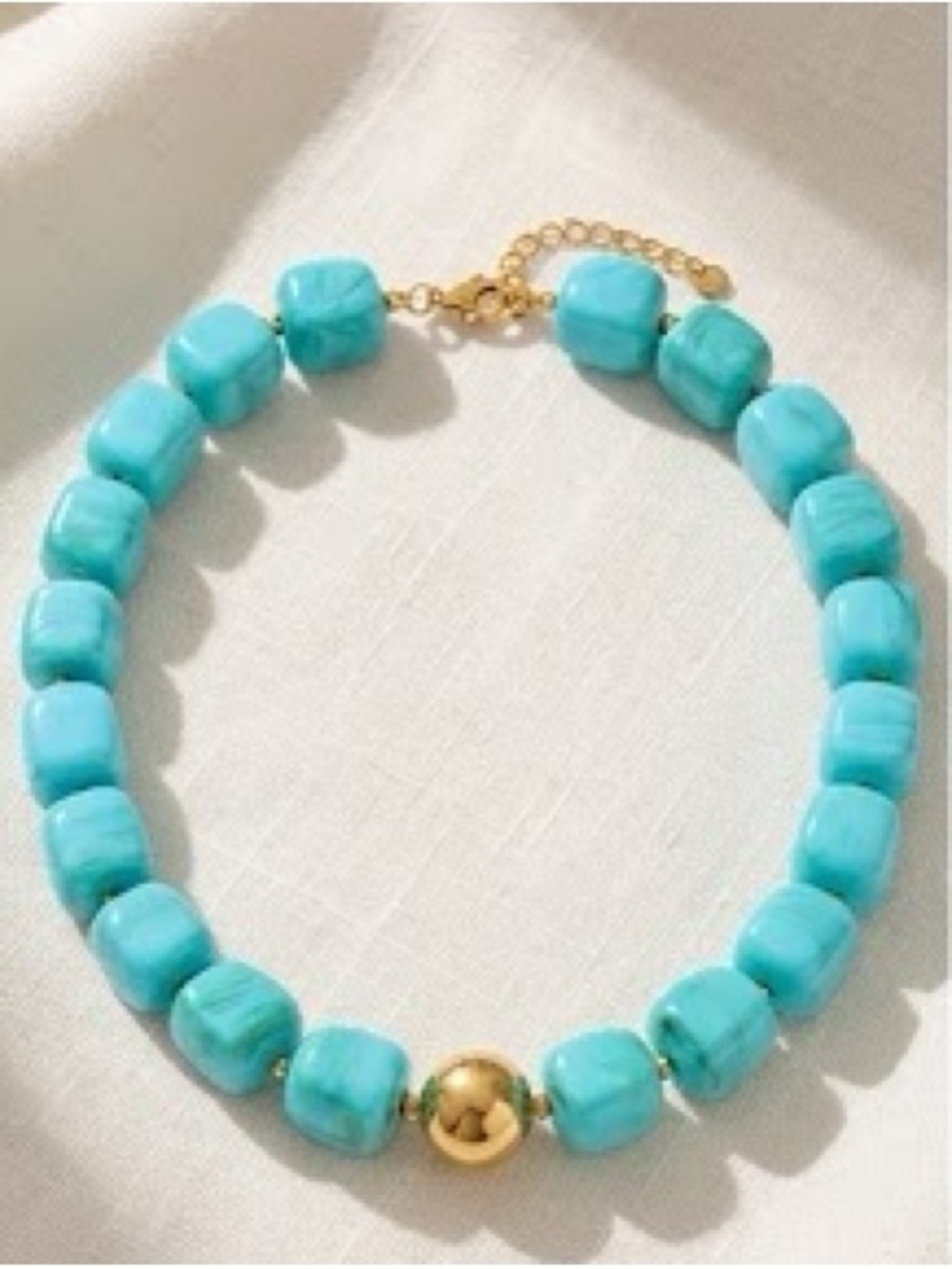 ✨ Boho Colorful Square Acrylic Beaded Choker Necklace